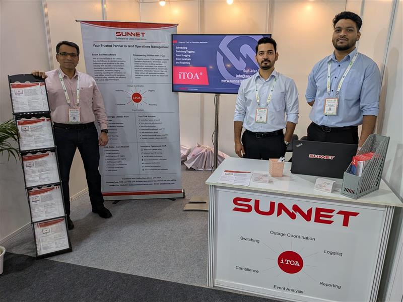 Sun-Net exhibition booth at ISUW 2025